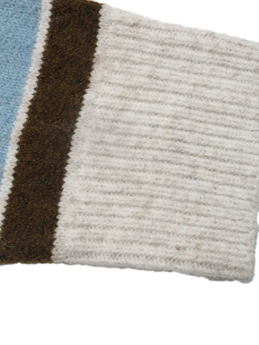 Striped Polo Collar Sweater, image 9