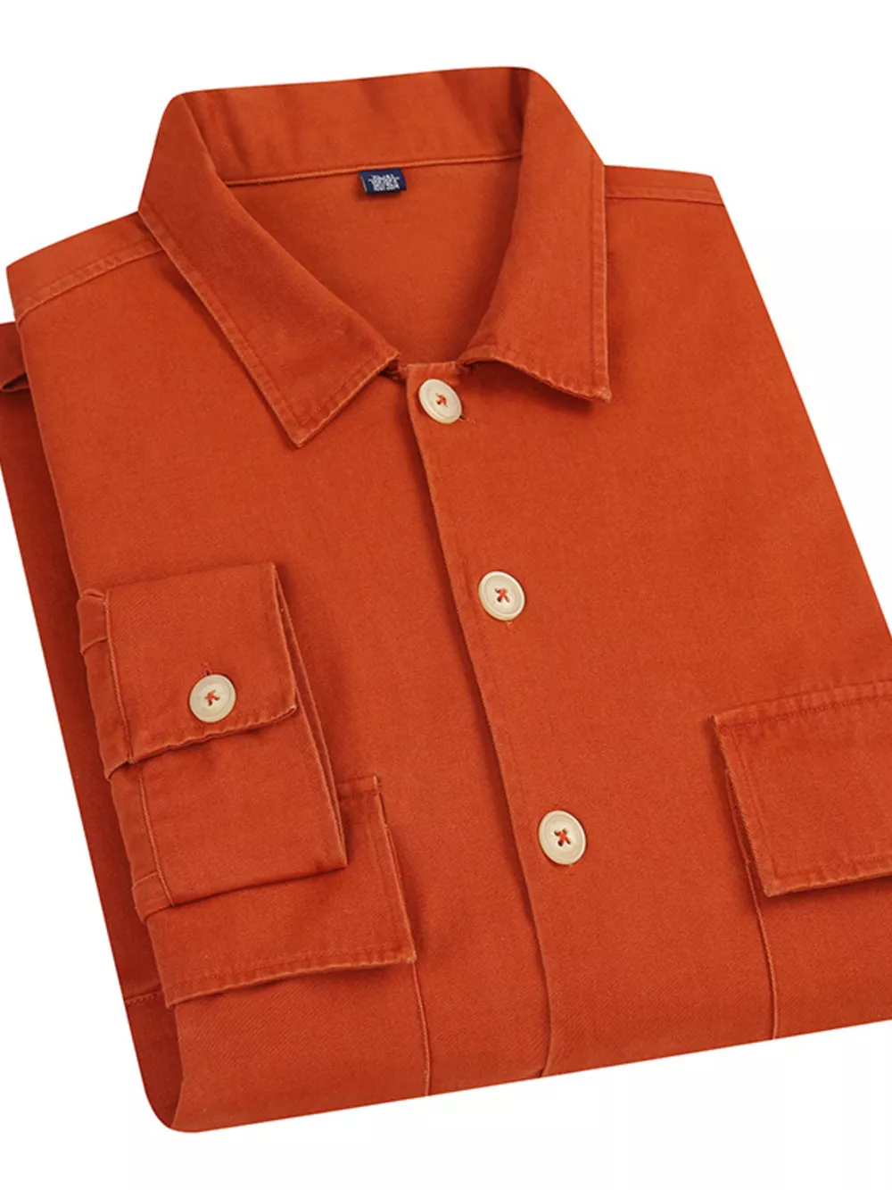 Men's Plus Size Casual Button Up Shirt, image 6