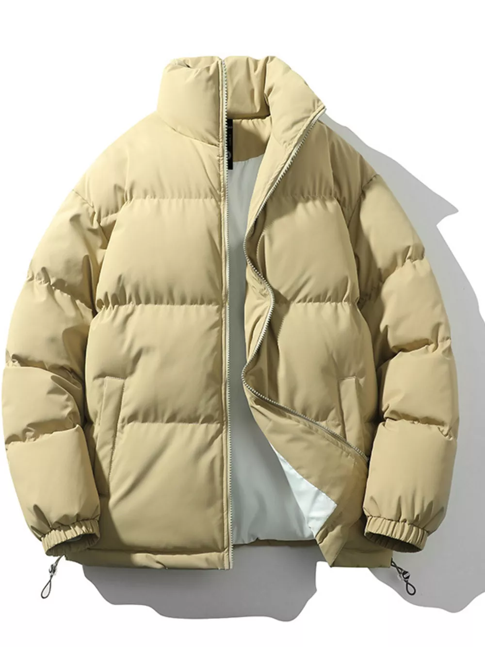 Men's Full Size Padded Zip Up Puffer Jacket Plus Size, image 7