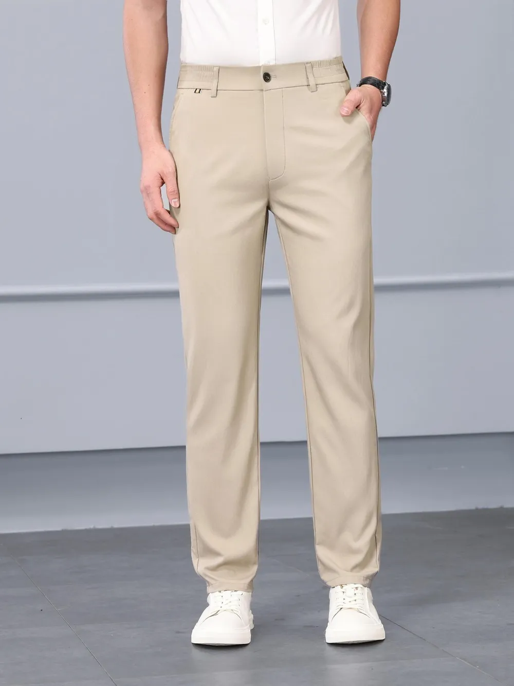 Men's Plus Size Classic Fit Dress Pants, image 2