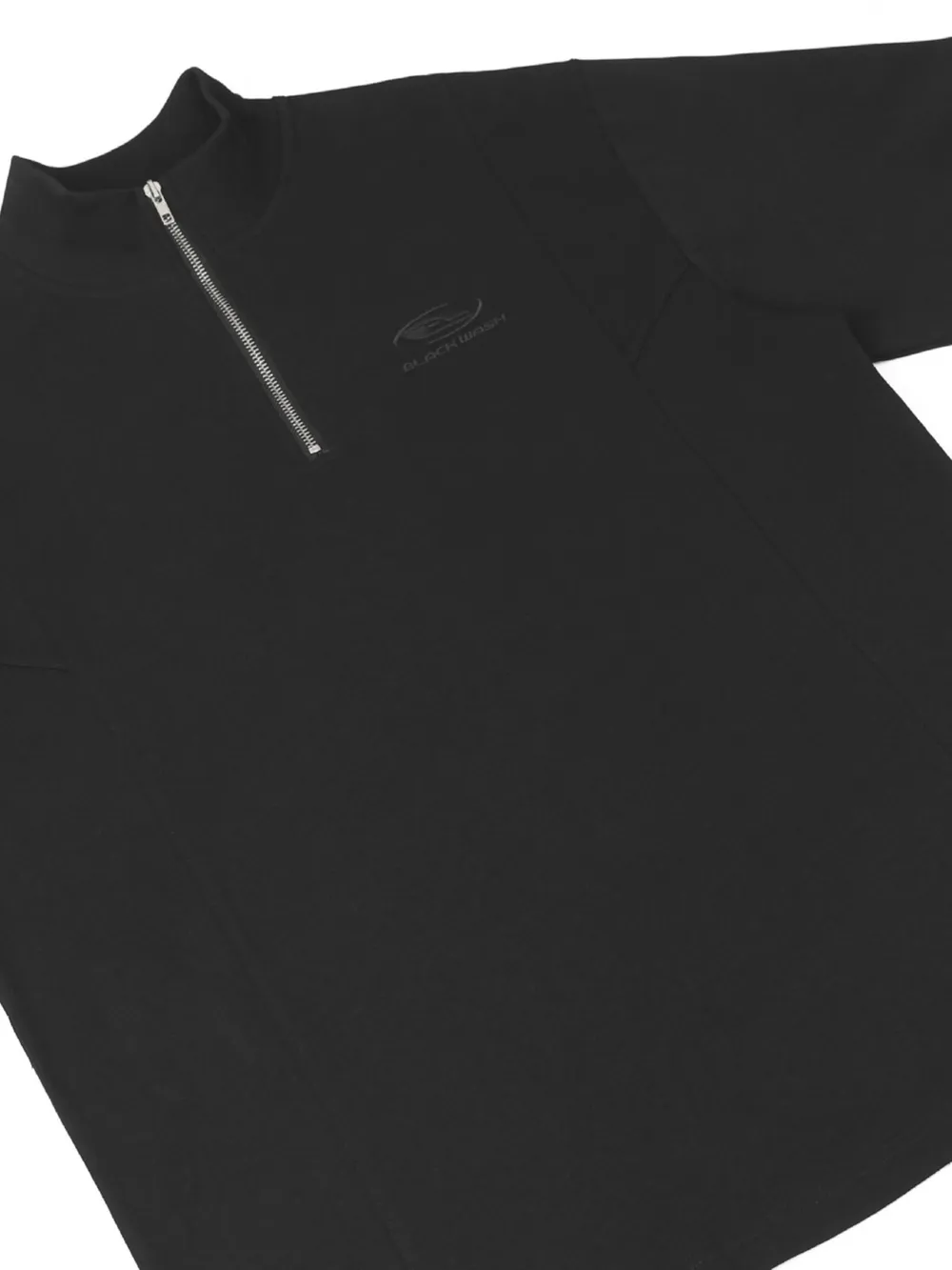 Men's Half-Zip Mock Neck Short Sleeve T-Shirt, image 12