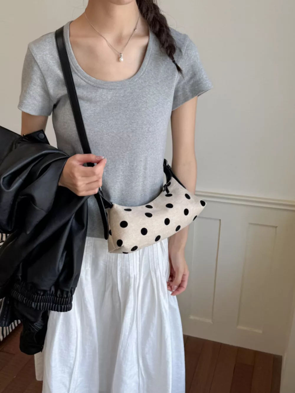 Polka Dot Crossbody Bag, image 6