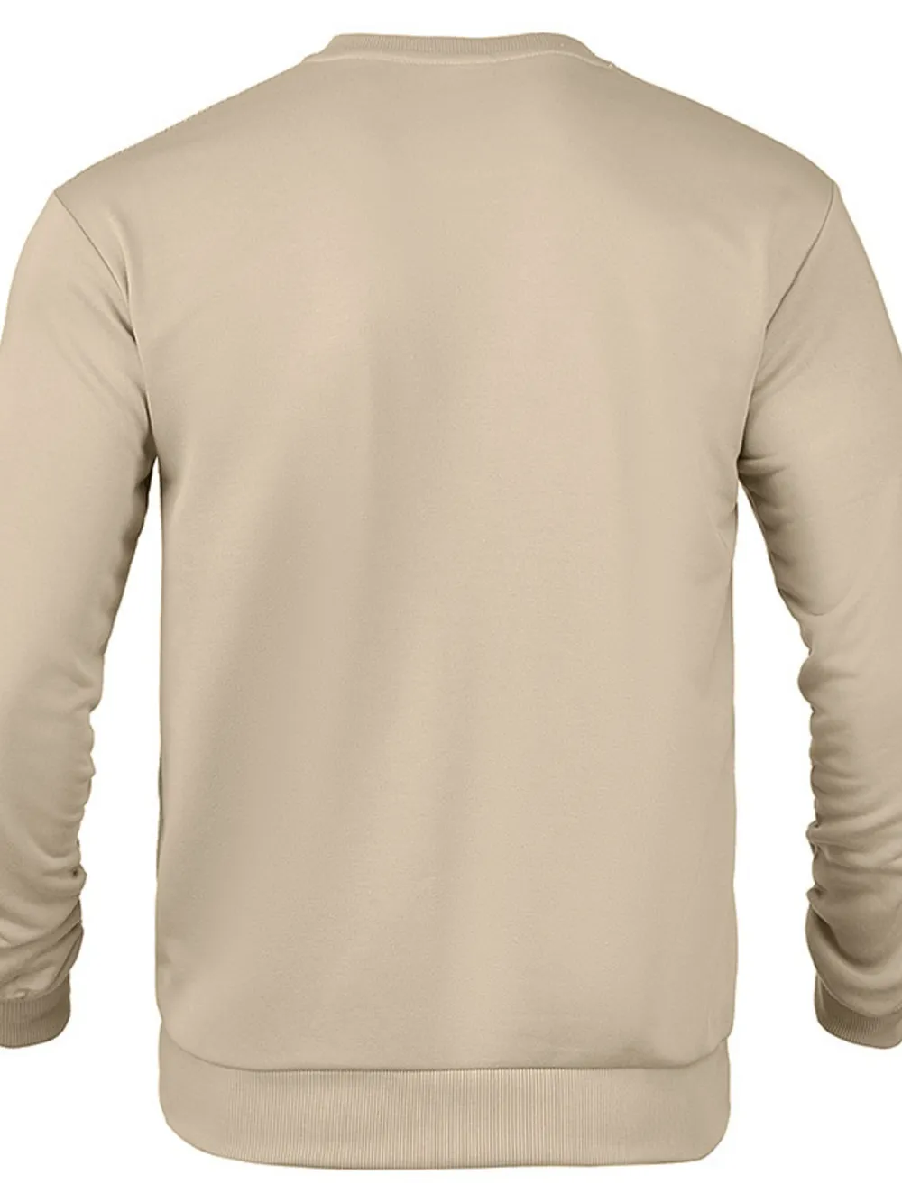 Men's Full Size Round Neck Long Sleeve Sweatshirt Plus Size, image 5