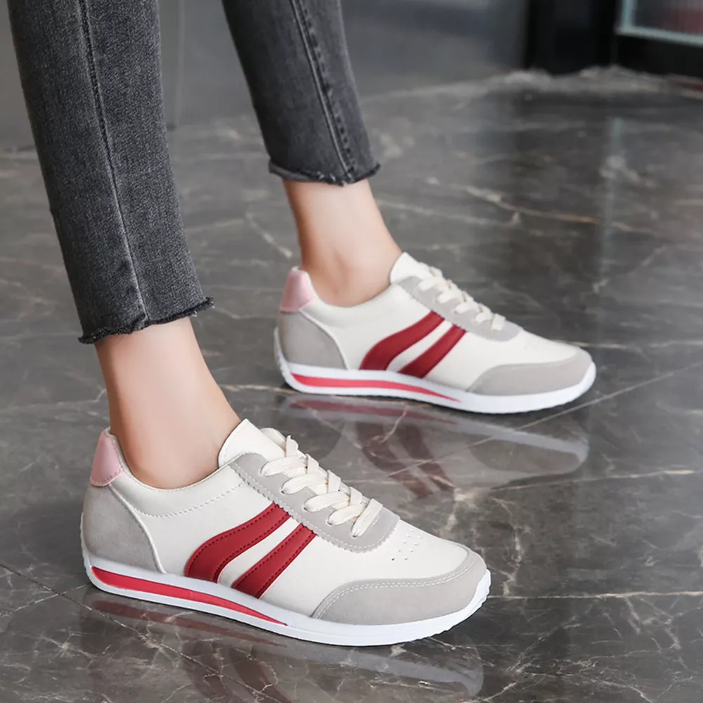 Round Toe Lace Up Sneakers, image 3