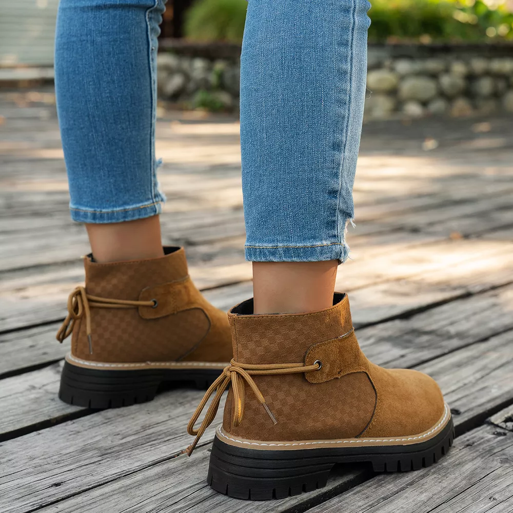 Round Toe Platform Boots, image 9
