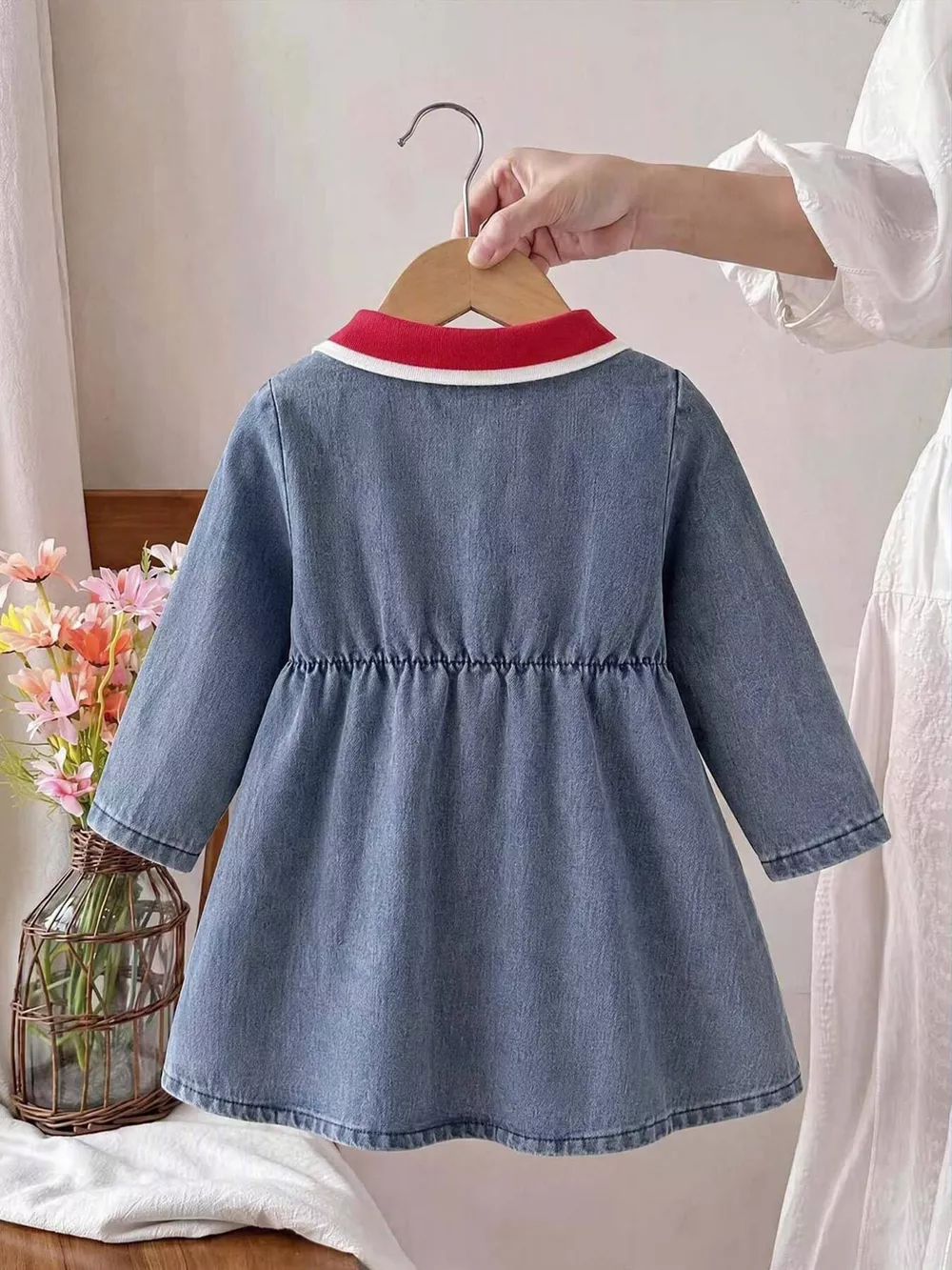 Children's Cherry Embroidered Polo Dress, image 5