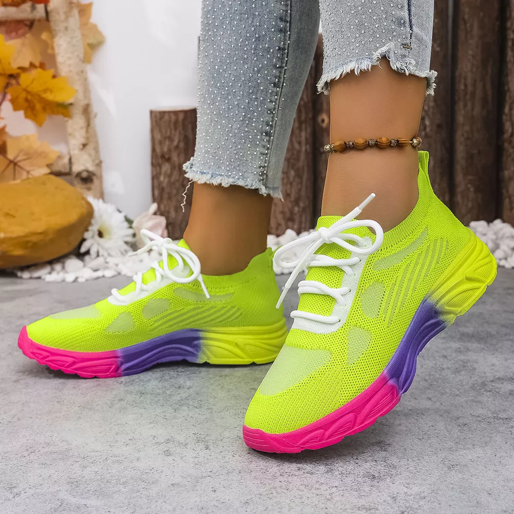 Lace Up Round Toe Sneakers, image 11