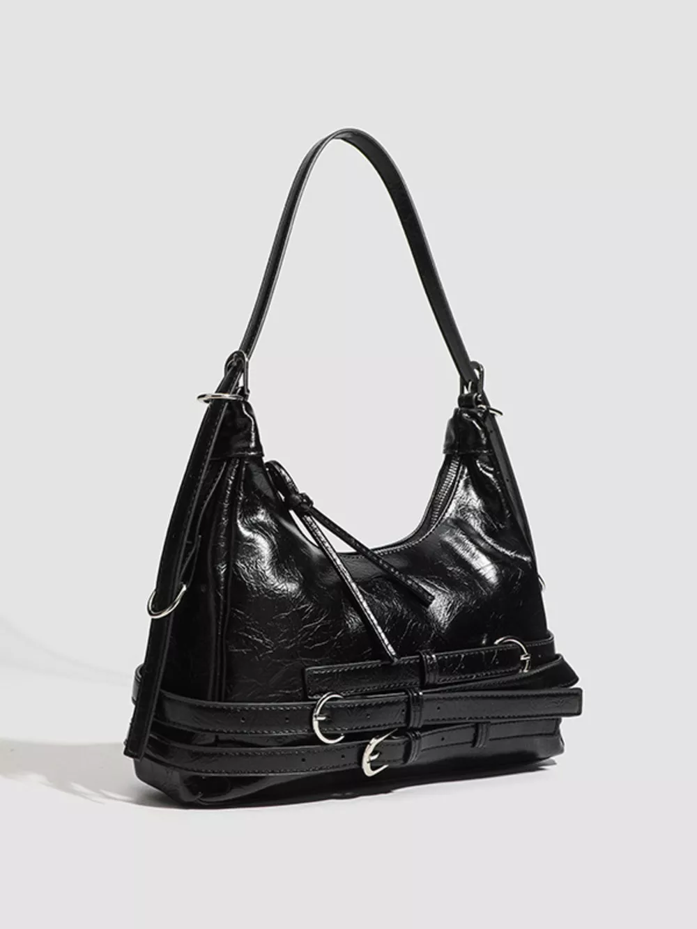 Buckled Strap Shoulder Bag, image 4