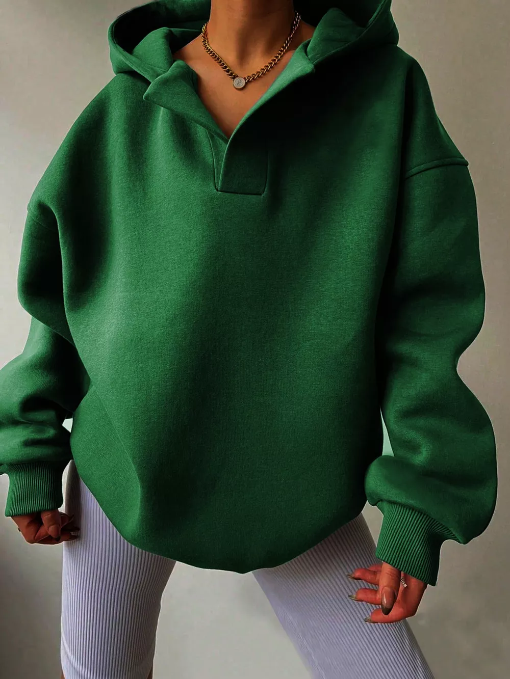 Dropped Shoulder Long Sleeve Sweatshirt, image 20
