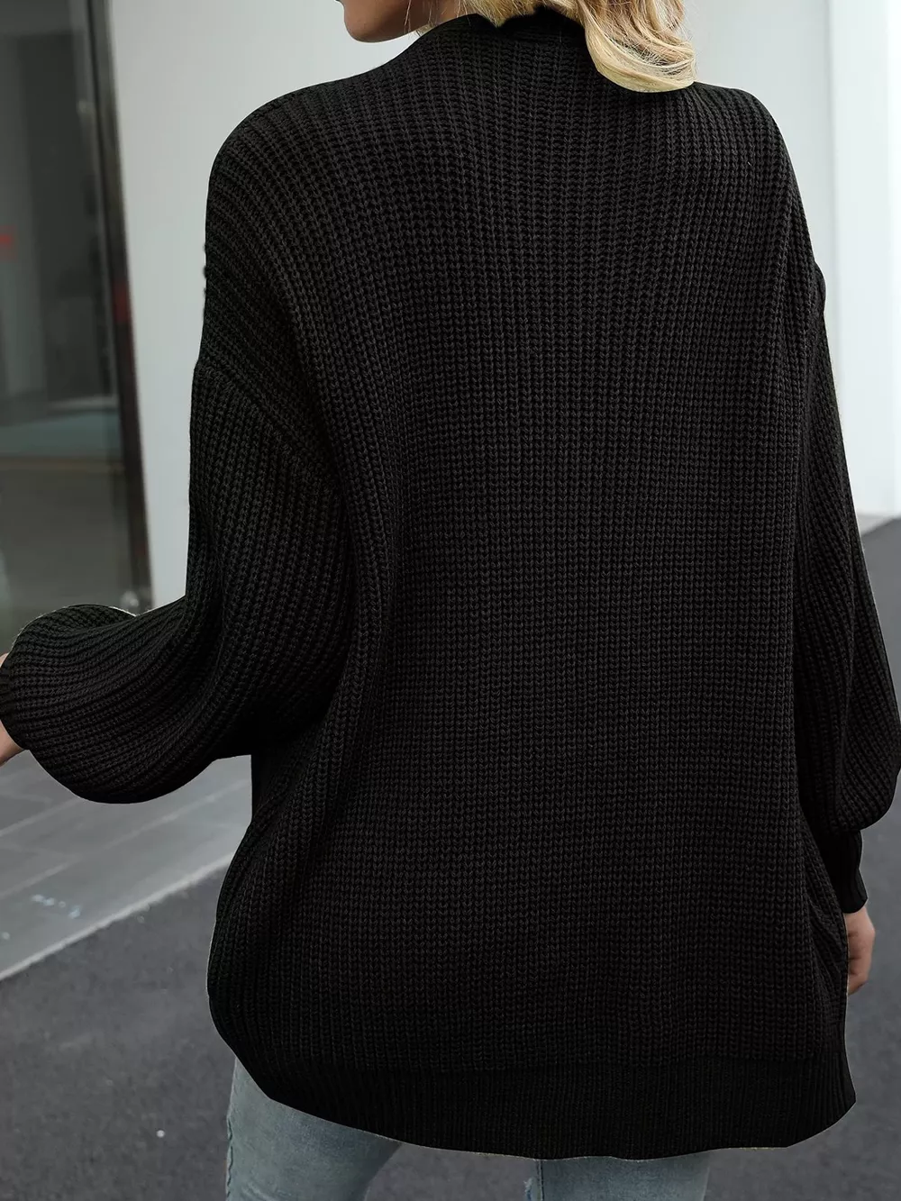 Chunky Knit Open Front Cardigan, image 19