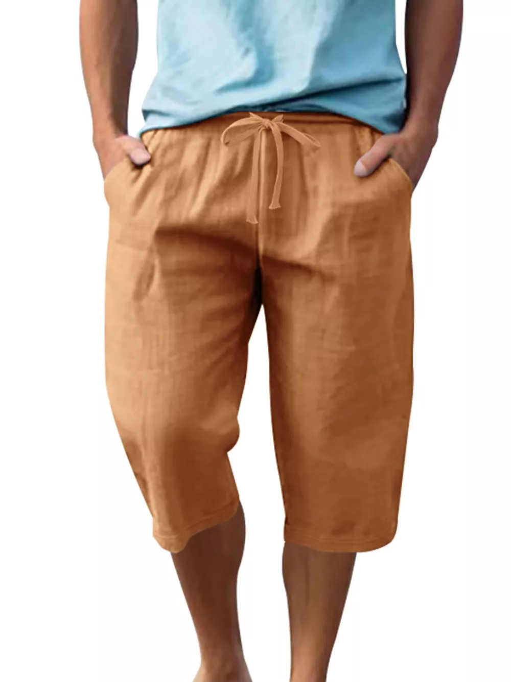Men's Full Size Casual Drawstring Shorts Plus Size, image 4