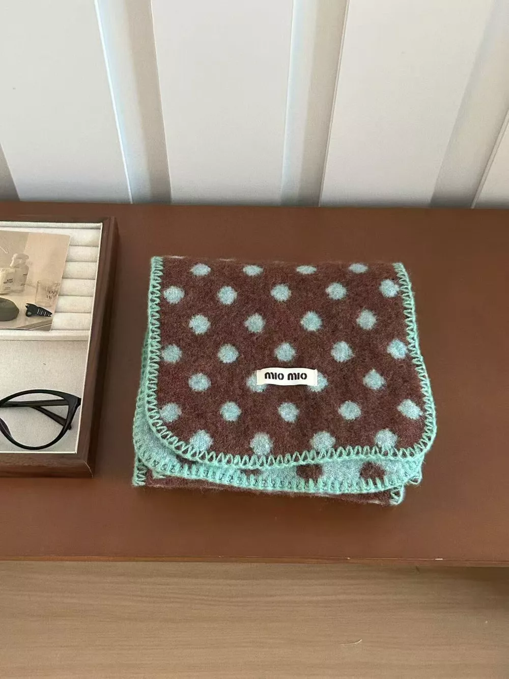 Polka Dot Warm Scarf, image 7