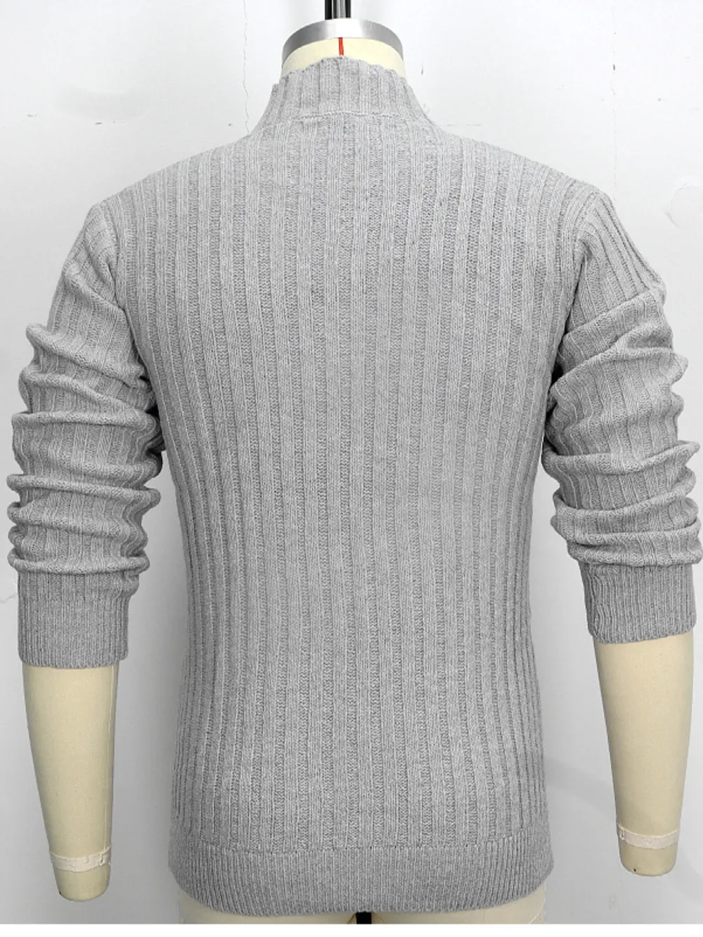 Men's Full Size Ribbed Button Up Cardigan Plus Size, image 5