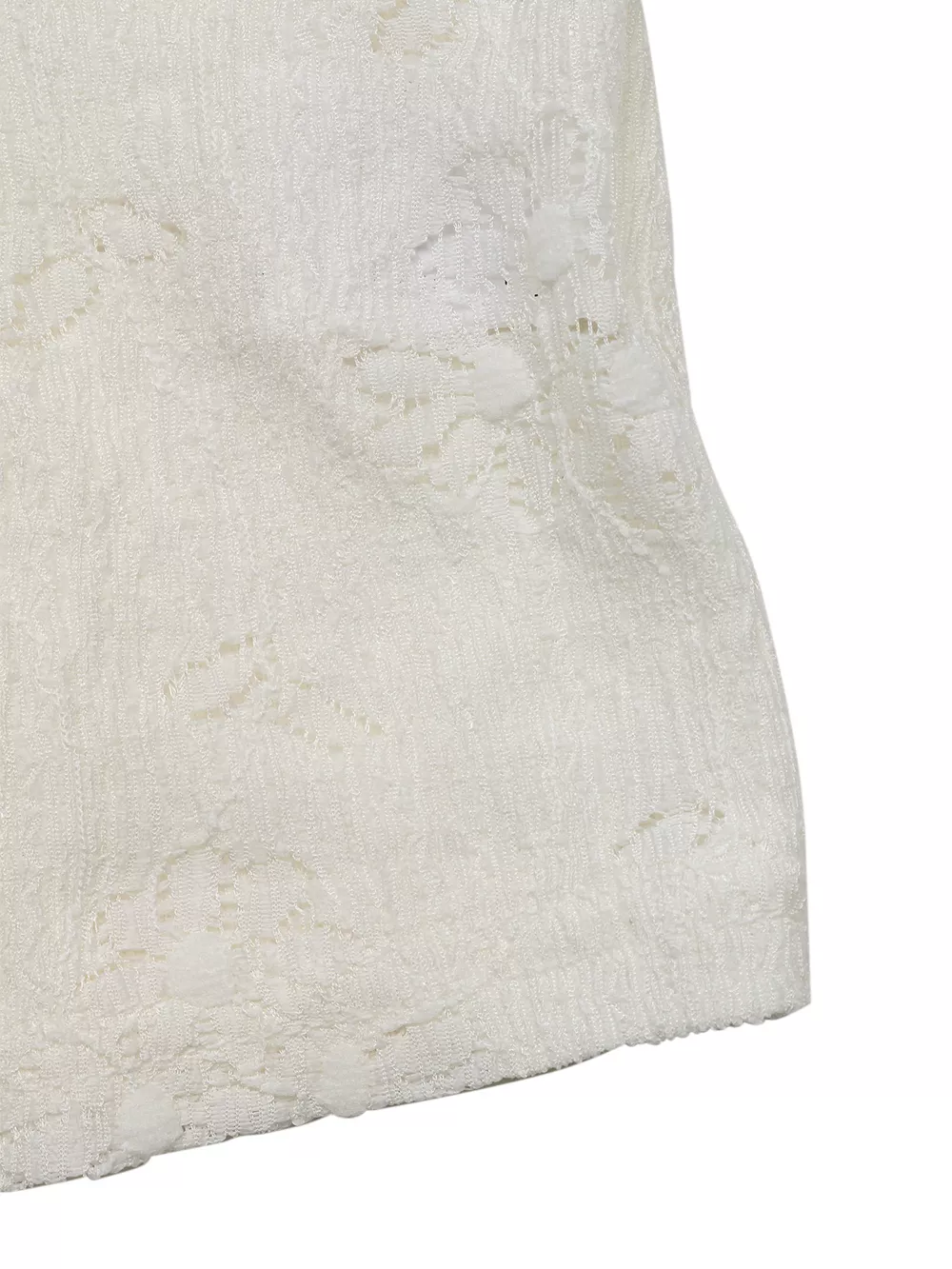 Lace Tie-Front Ruffle Hem Cami, image 10