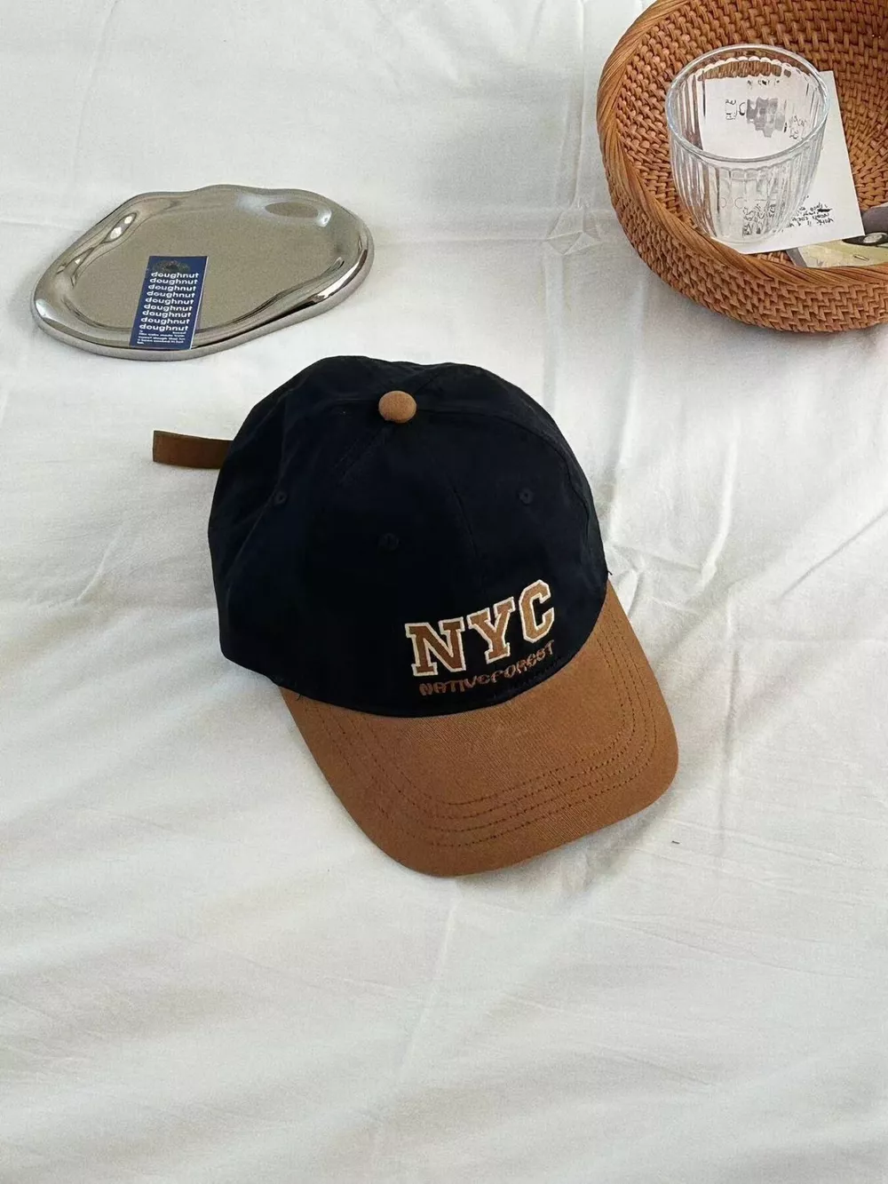 Letter Embroidered Baseball Cap