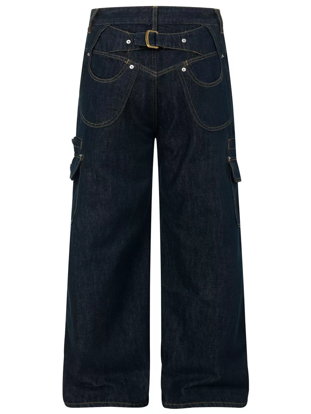 Men's Wide-Leg Cargo Jeans, image 3