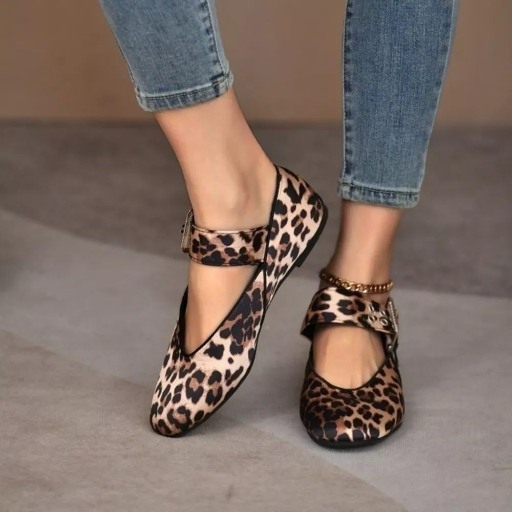 Round Toe Flats Loafers, image 4