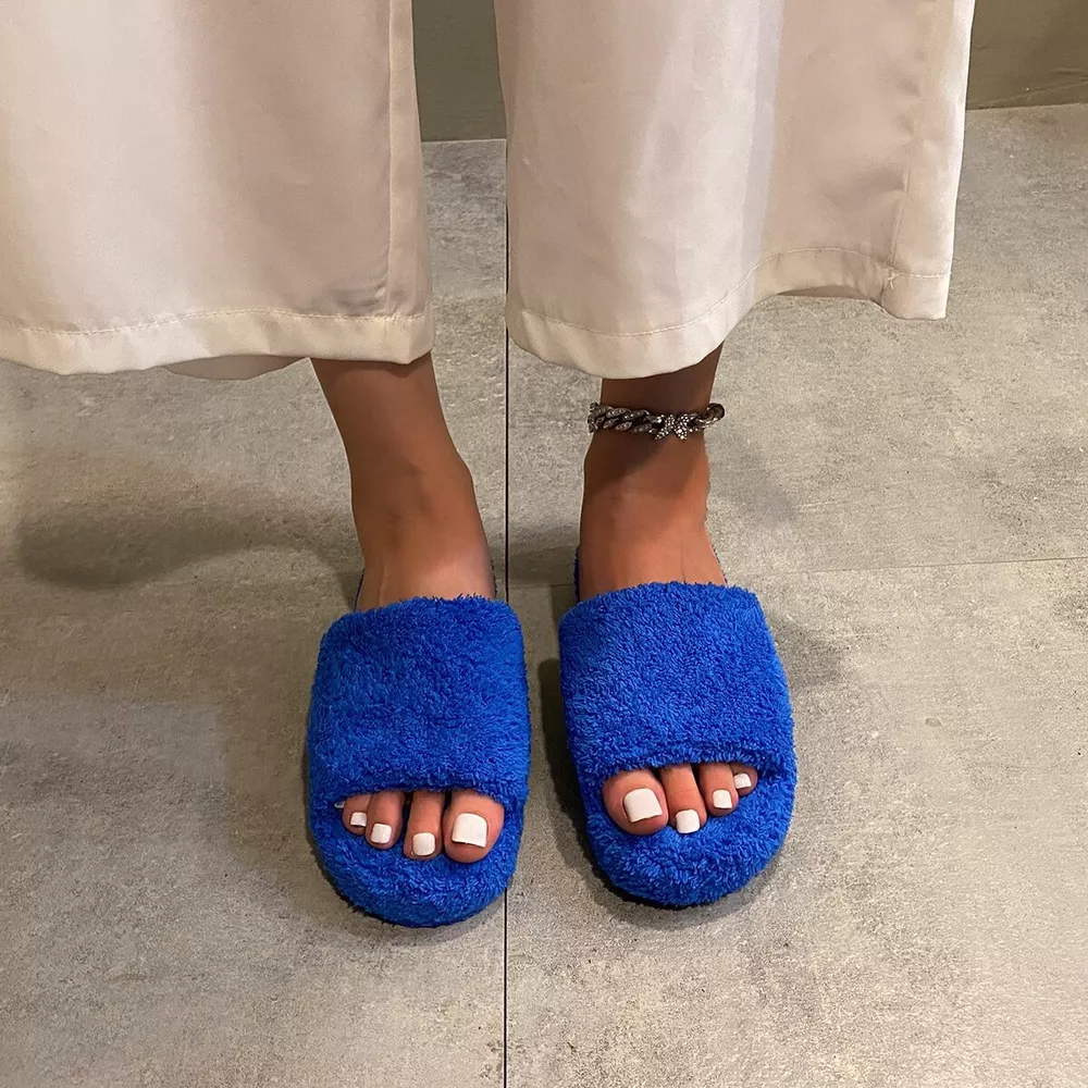 Open Toe Platform Slippers, image 6