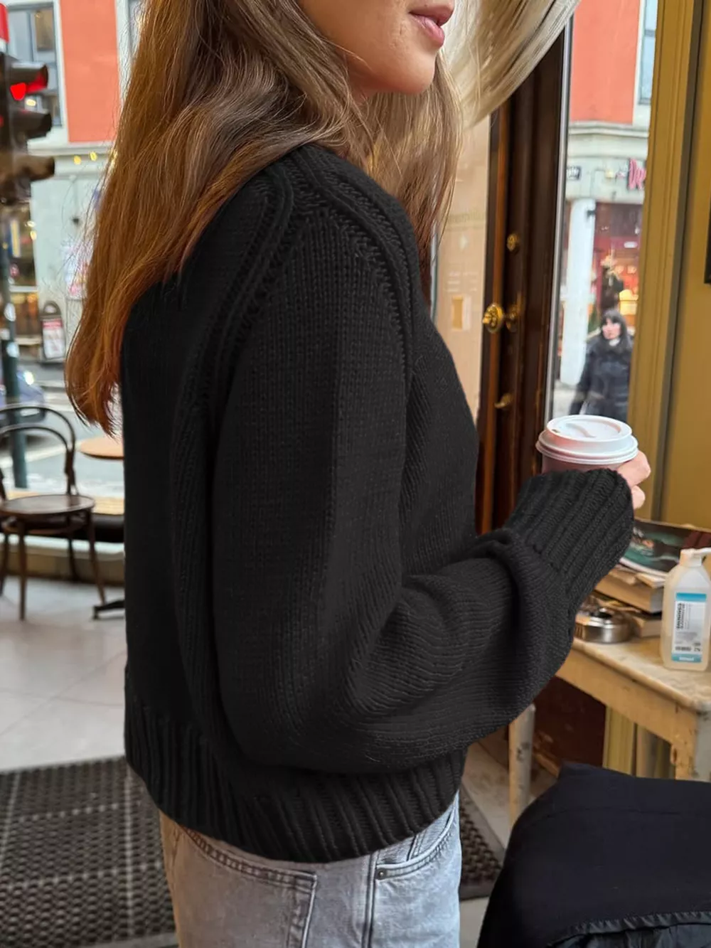 Ribbed Round Neck Sweater, image 10