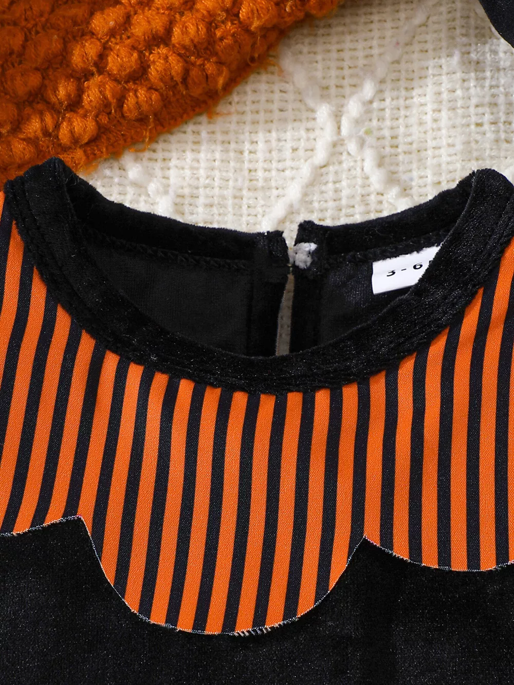 Children's Halloween Sleeveless Bodysuit and Hat Set, image 2