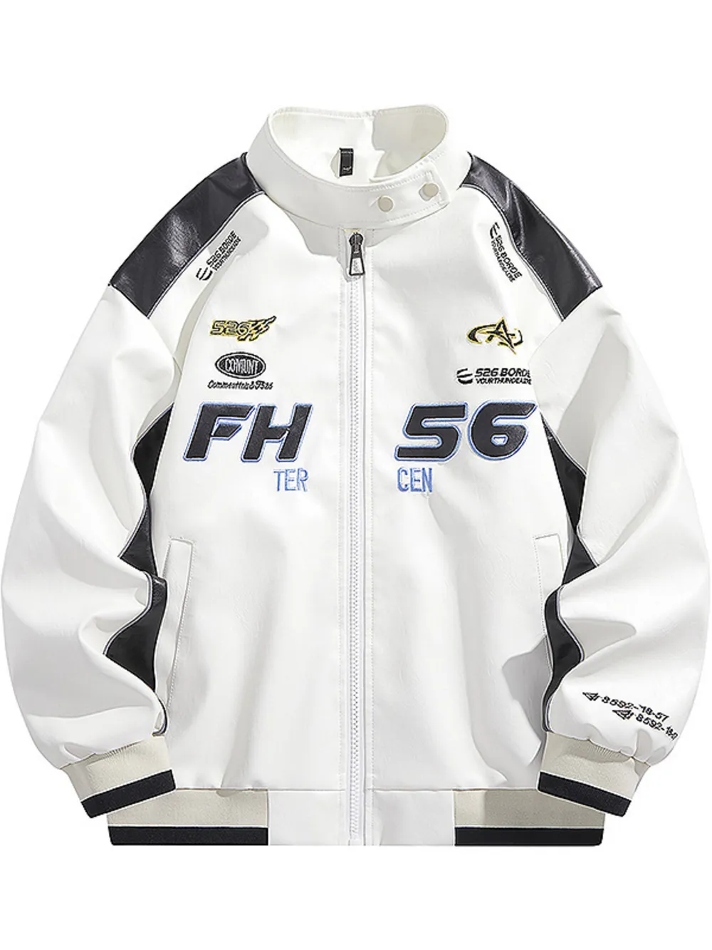 Men's Plus Size Zip Up Long Sleeve Jacket, image 3