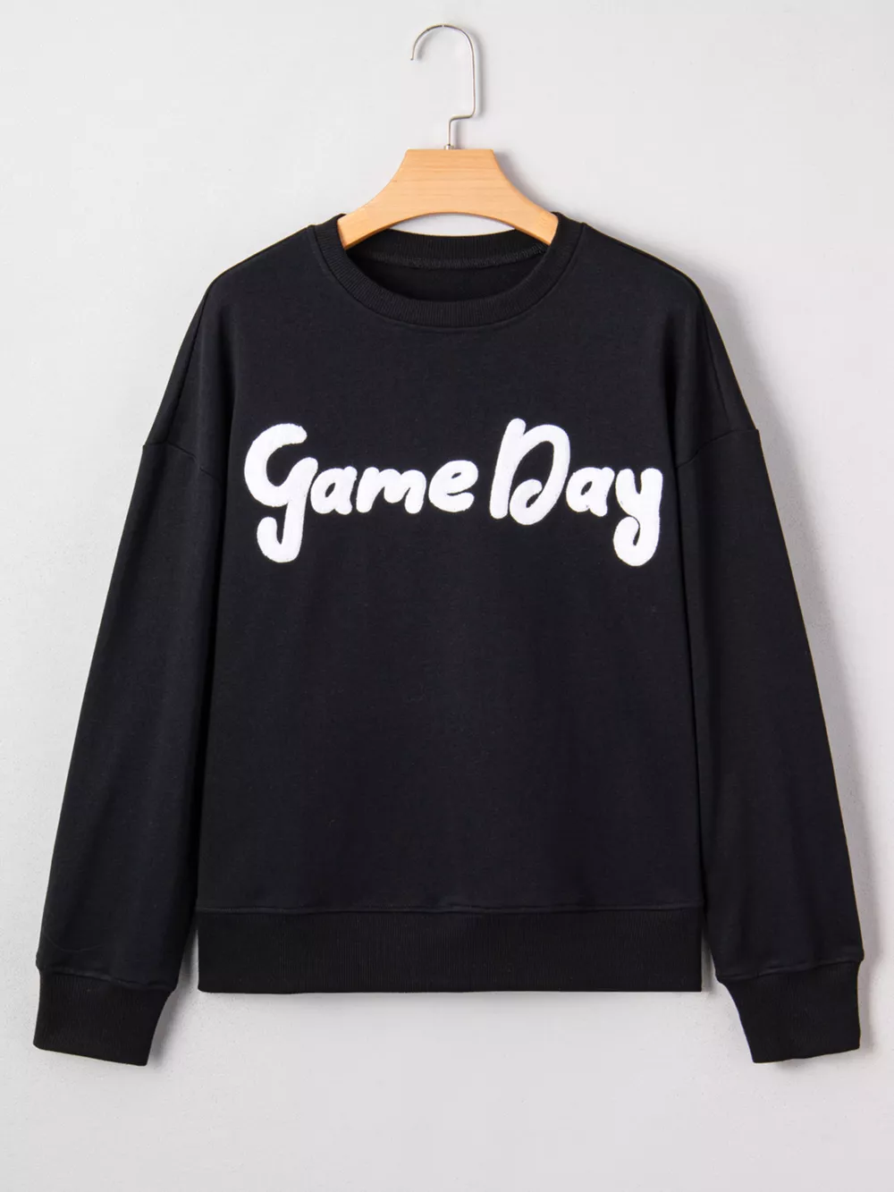Chenille Game Day Drop Shoulder Sweatshirt, image 8