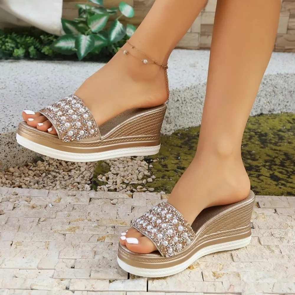 Open Toe Wedge Sandals, image 3