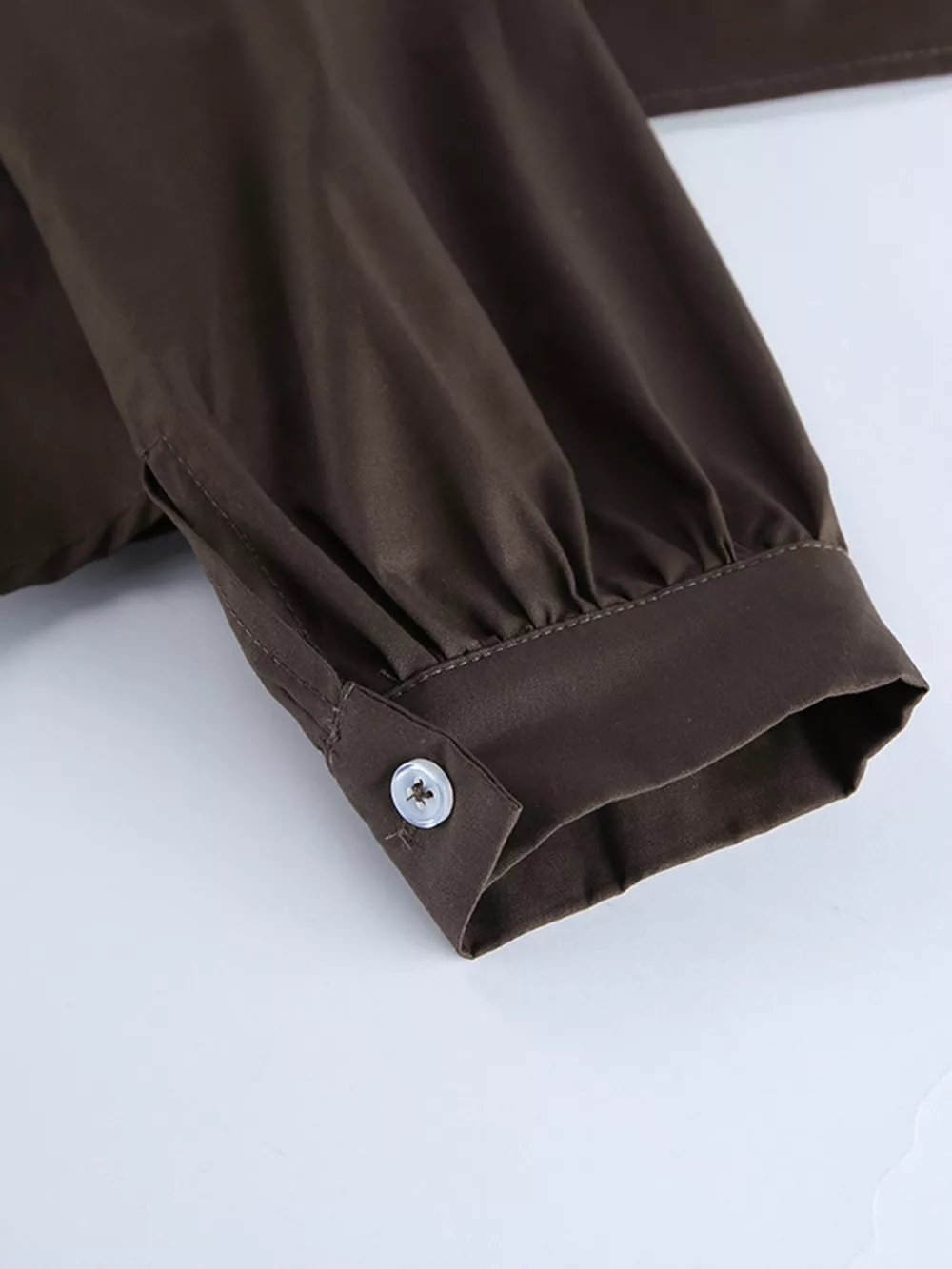 Slim-Fit Ruched Waist Shirt, image 22