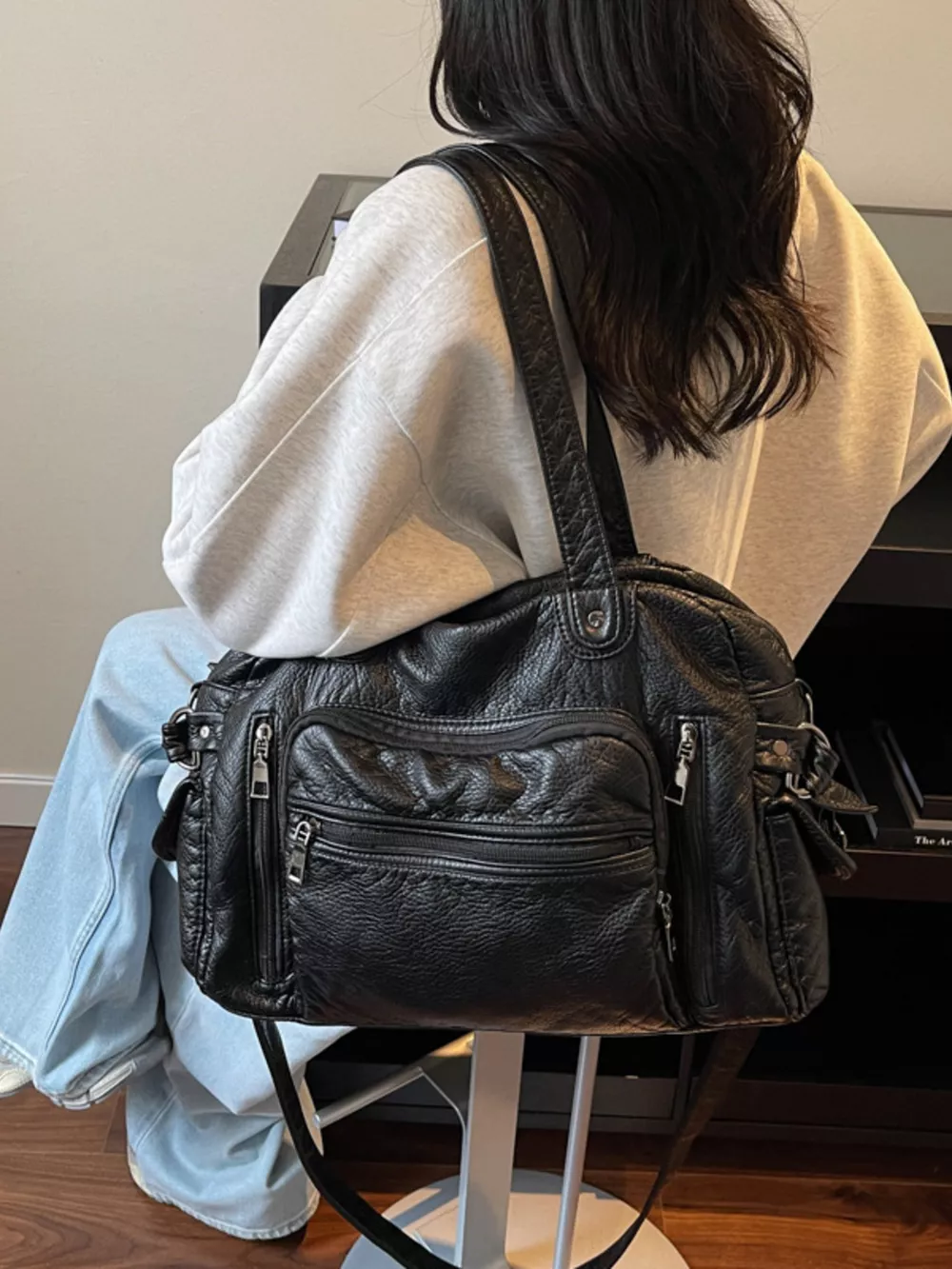 Multi Pocket Shoulder Bag, image 3