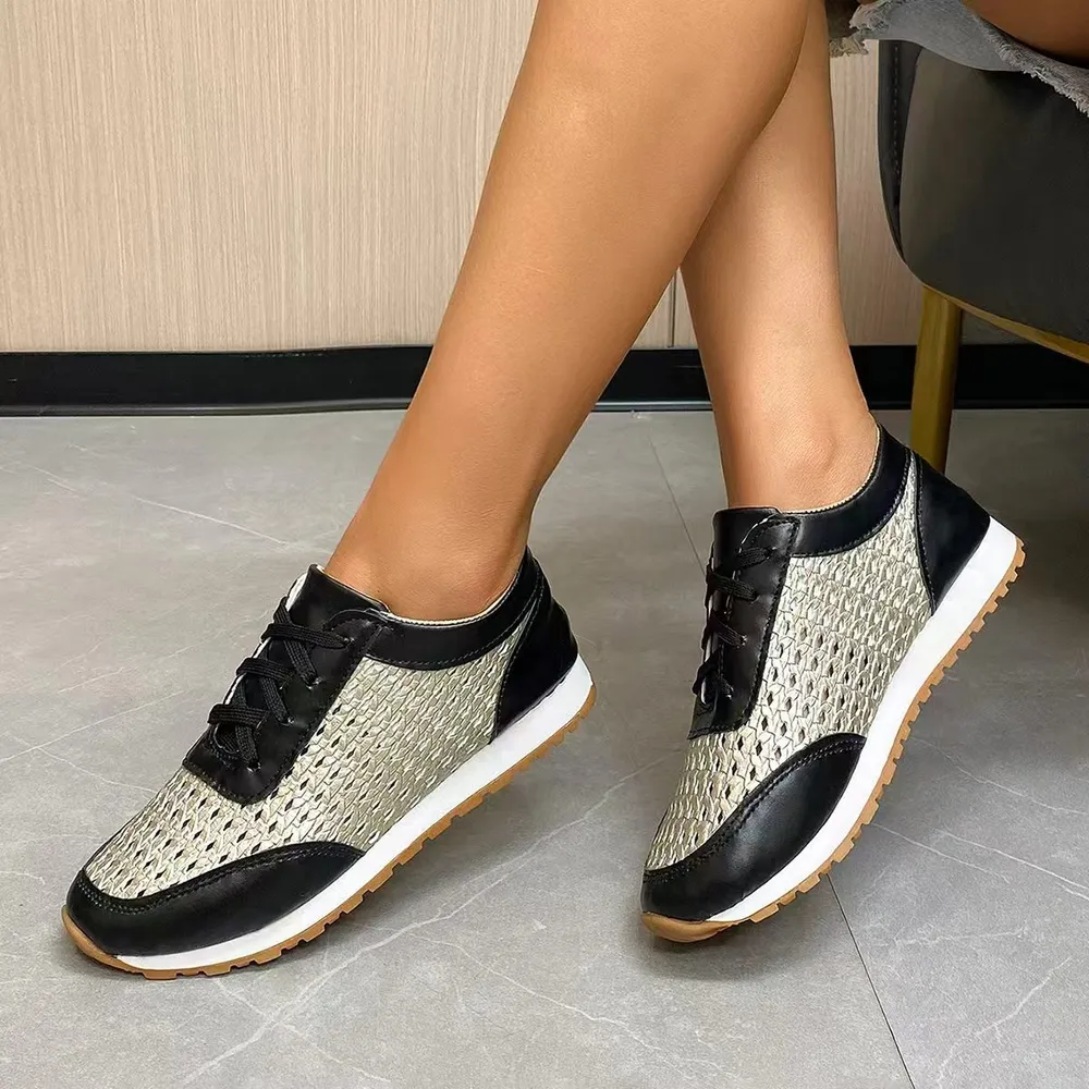 Breathable Lace Up Sneakers, image 3