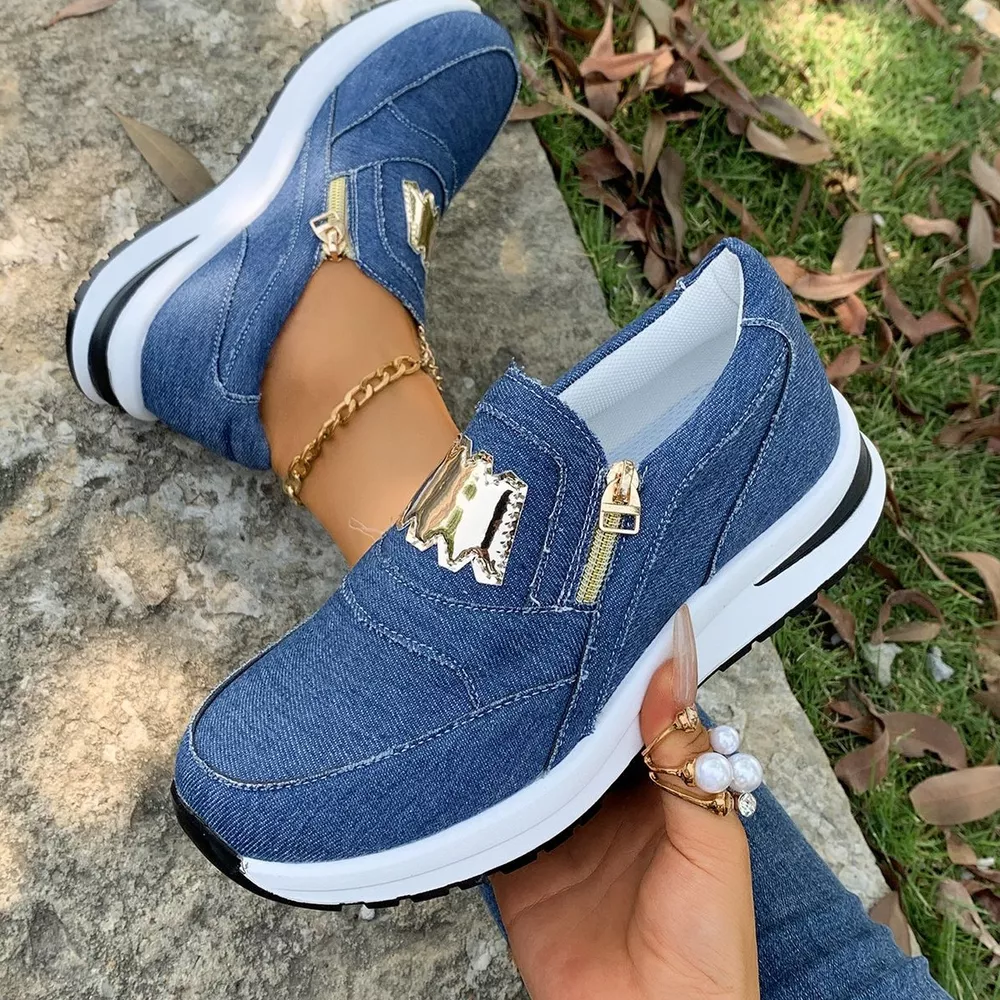 Round Toe Platform Slip-Ons, image 14