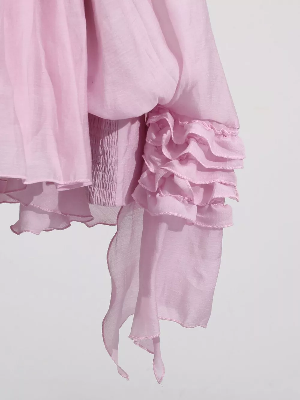 Ruffled Long Sleeve Mini Dress, image 9