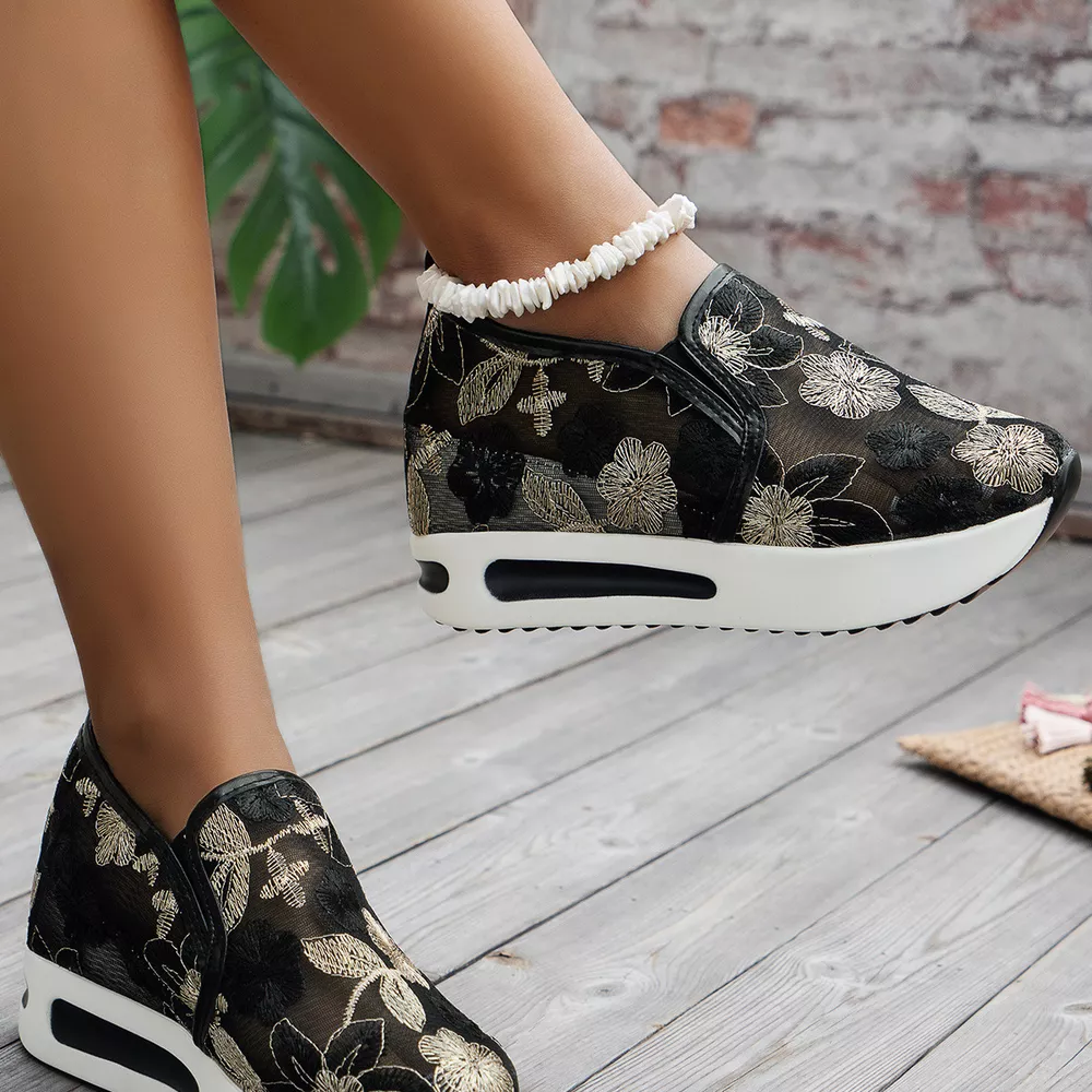 Round Toe Platform Slip-Ons, image 2