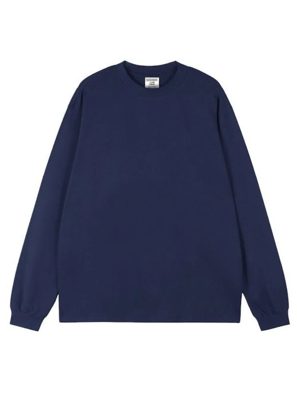 Men's Plus Size Round Neck Long Sleeve T-Shirt, image 4