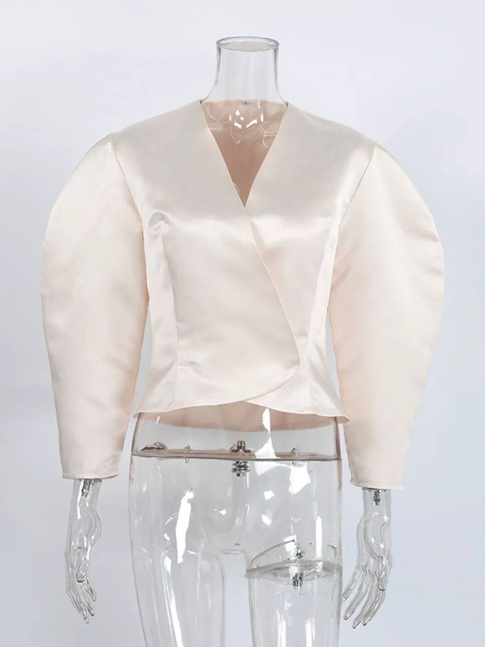 Puff Sleeve Cropped Outerwear, image 5