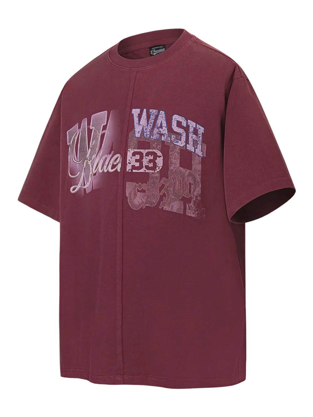 Men's Vintage Washed Letter Graphic T-Shirt, image 5