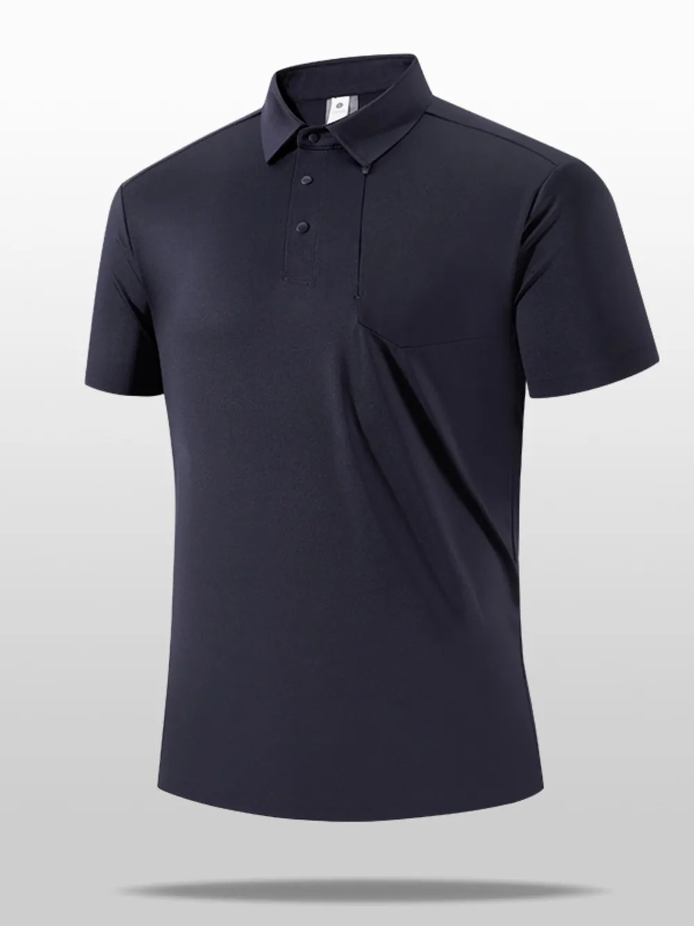 Men's Full Size Collared Neck Short Sleeve Polo, image 2
