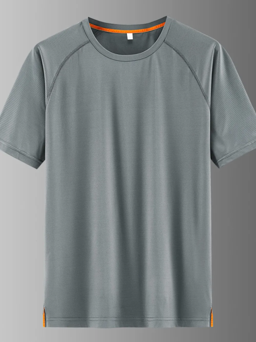 Men's Plus Size Round Neck Quick-Dry Active T-Shirt, image 5