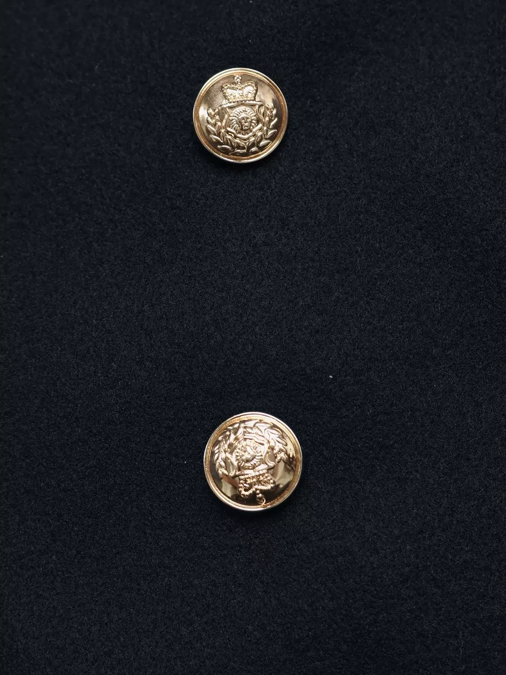 Double-Breasted Gold Button Blazer, image 8