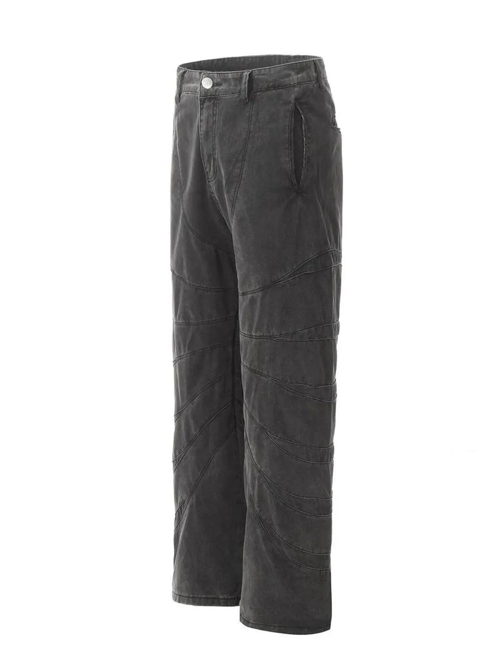 Men's Wide Leg Jeans, image 2