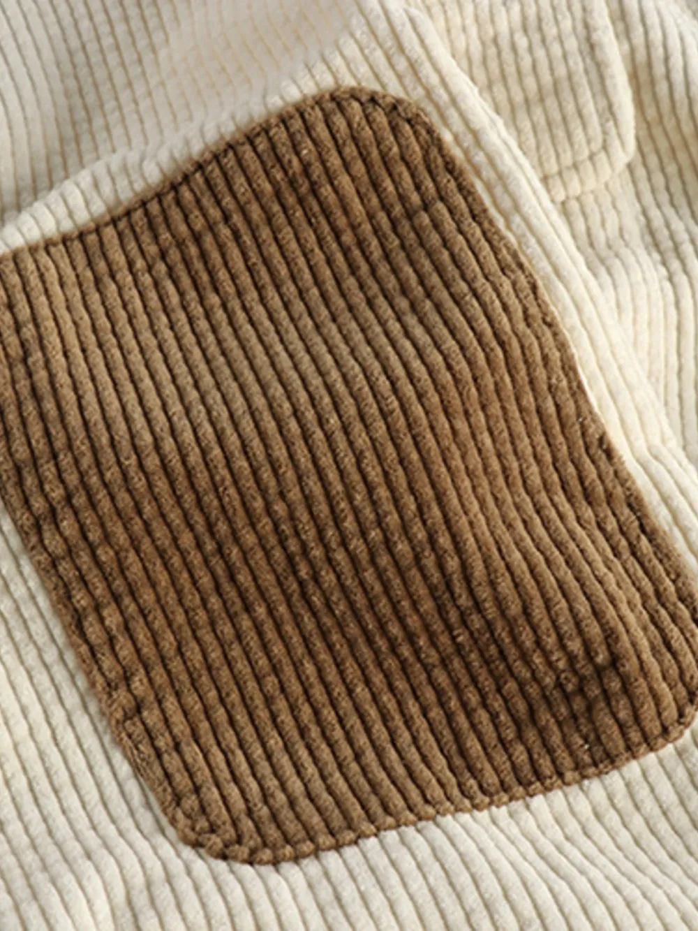 Men's Plus Size Button Up Corduroy Shirt, image 8