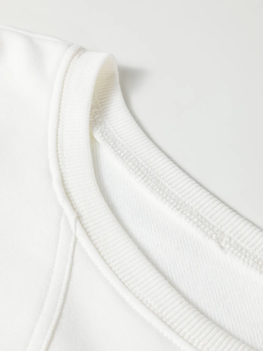 Contrast Trim Round Neck Top and Shorts Set, image 6