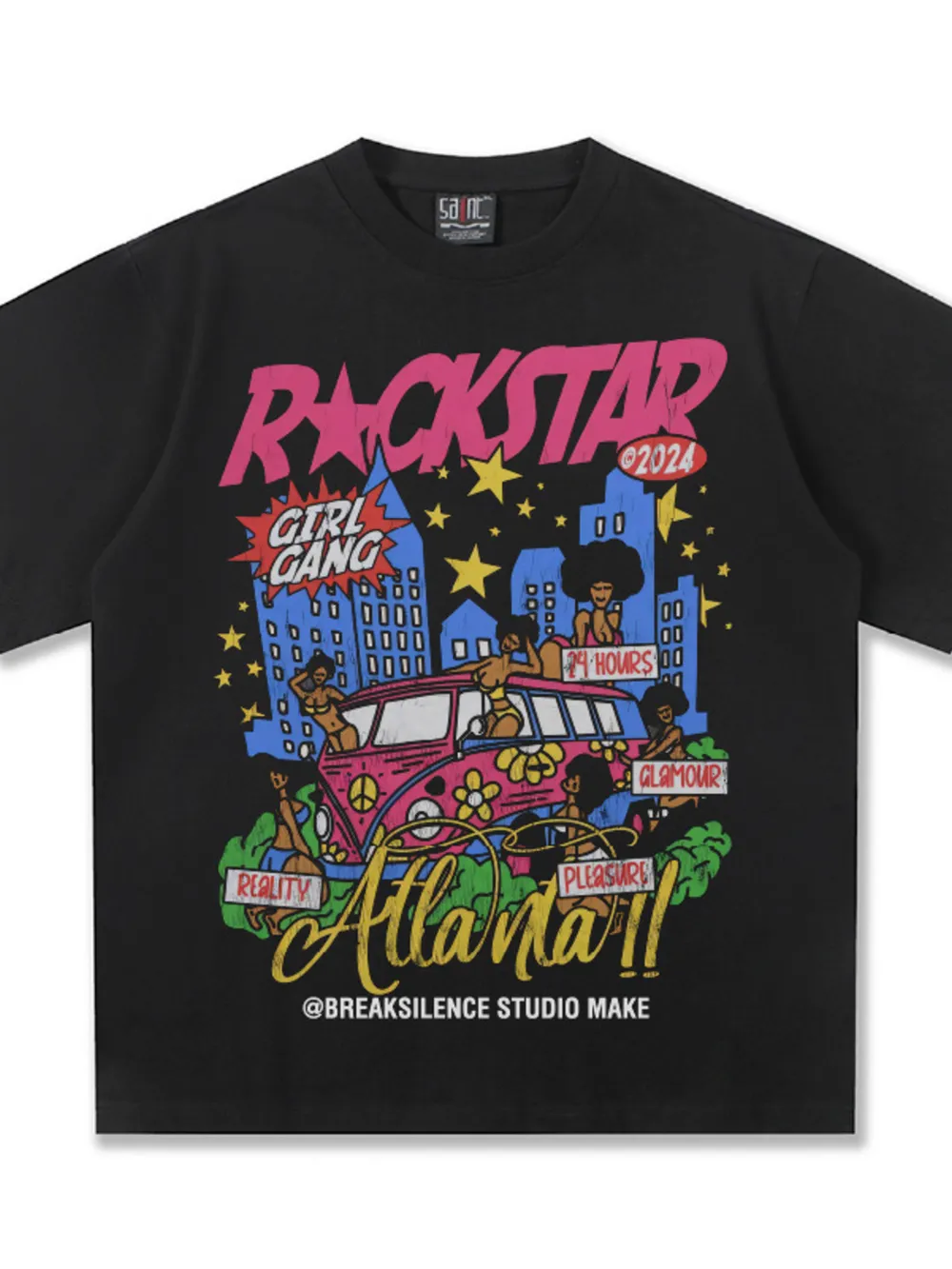 Men's Rockstar Graphic Short Sleeve T-Shirt, image 2
