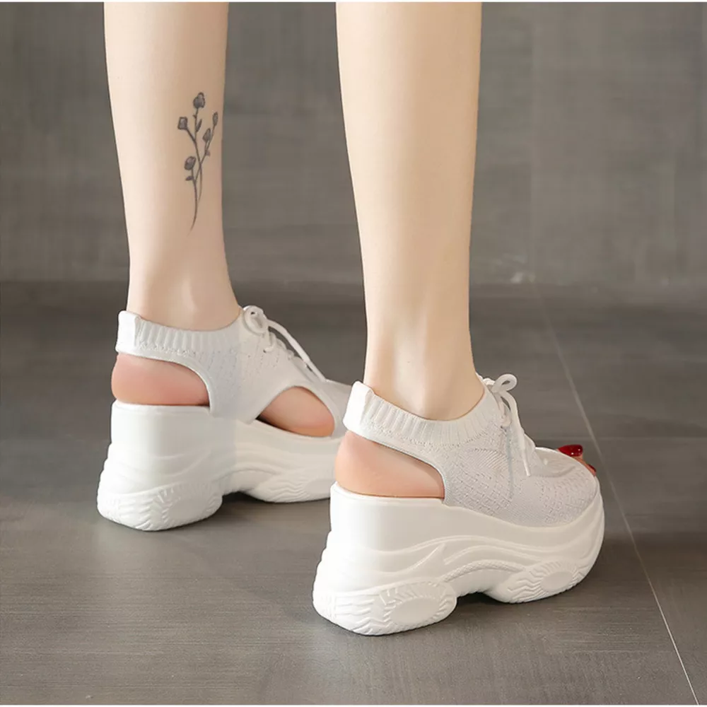 Lace Up Platform Sandals, image 7