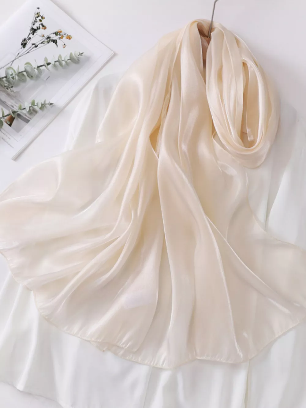 Solid Color Organza Scarf, image 9