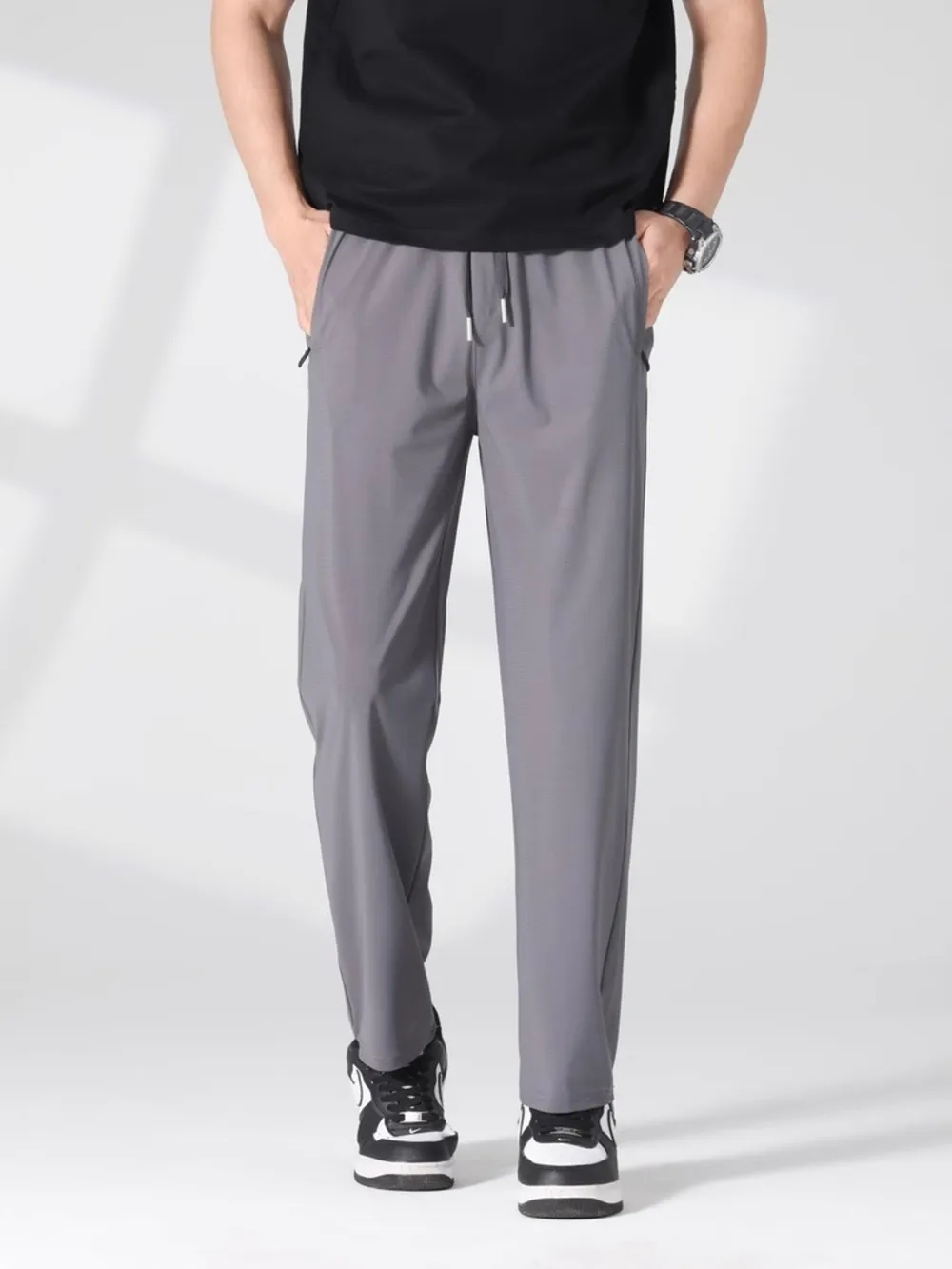 Men's Plus Size Casual Lightweight Quick-Dry Pants