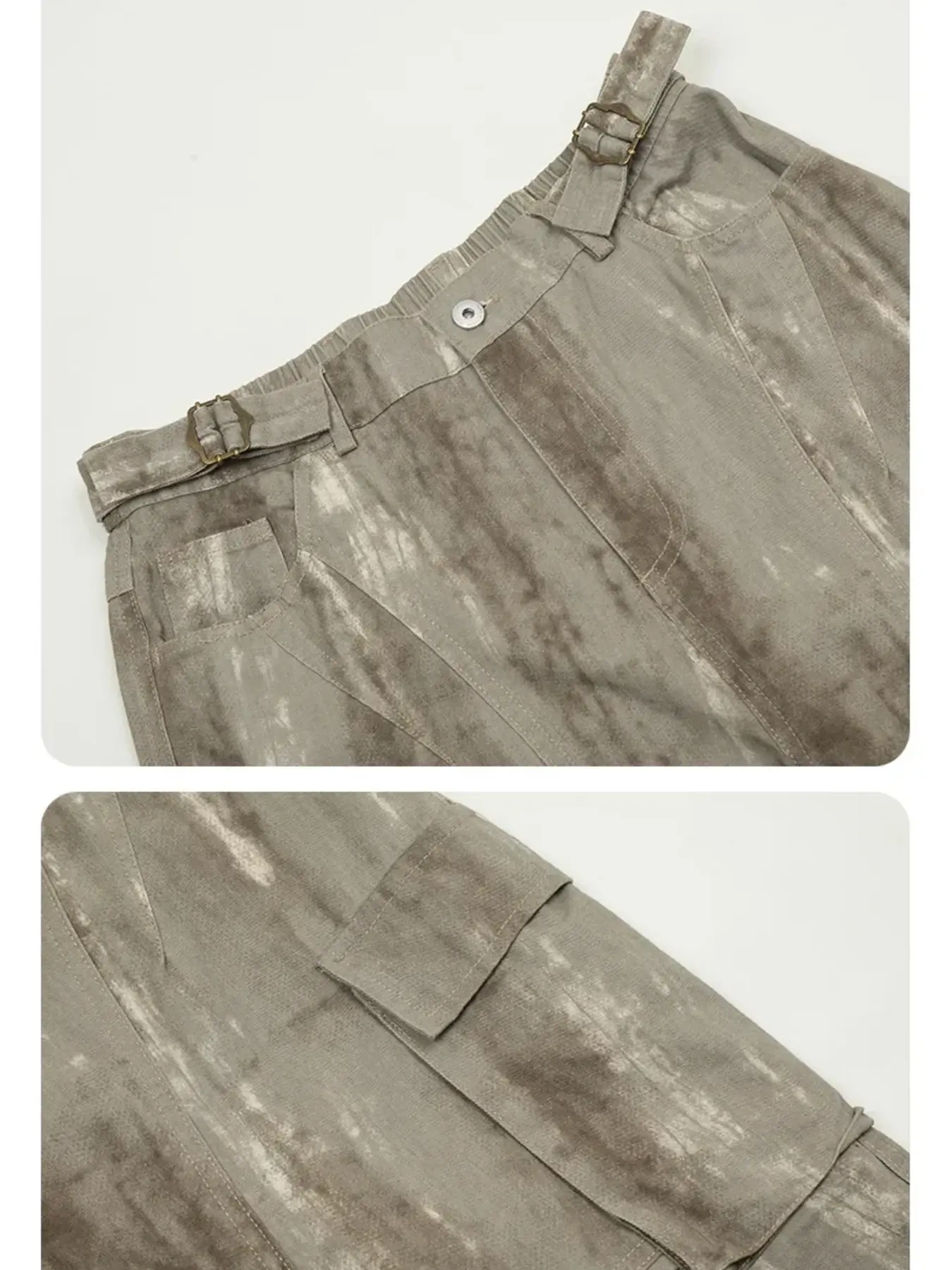 Men's Wide Leg Cargo Pants, image 4