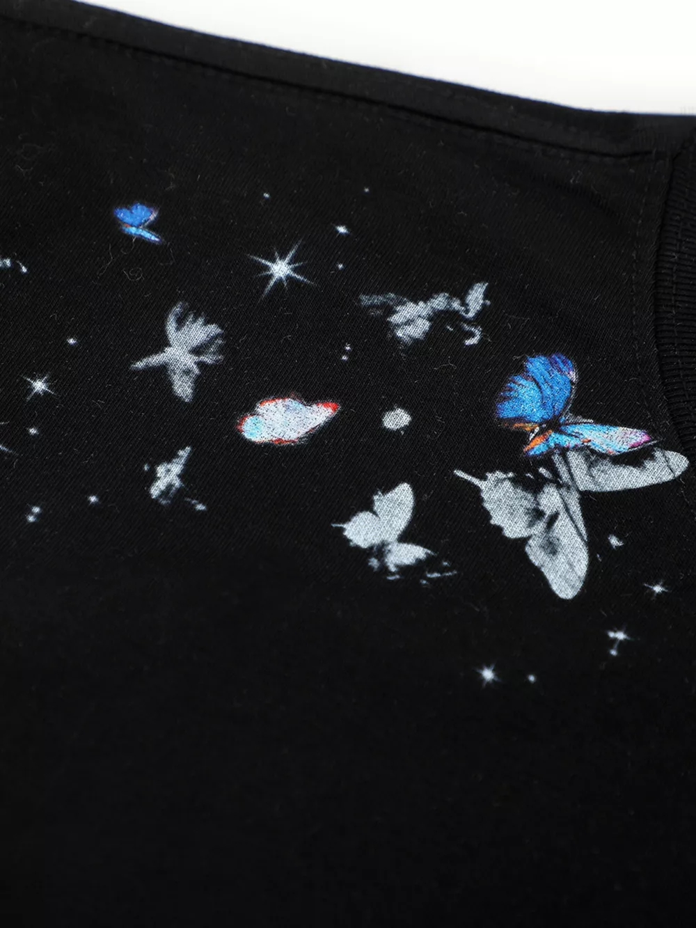 Men's Butterfly Graphic Round Neck T-Shirt, image 7