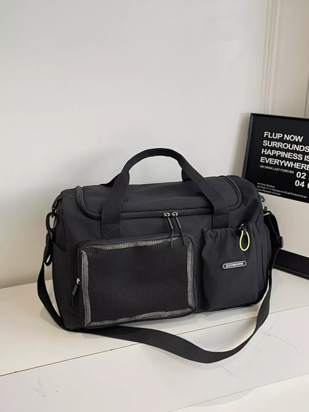 Drawstring Multi Pockets Travel Bag, image 2