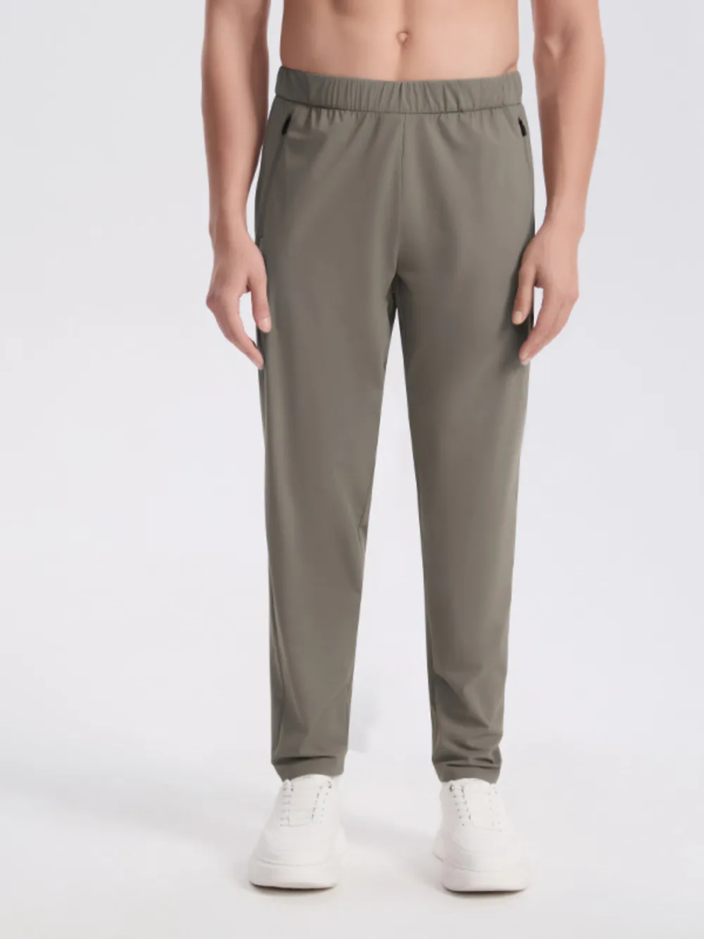 Men's Plus Size Elastic Waistband Active Joggers with Pockets, image 5